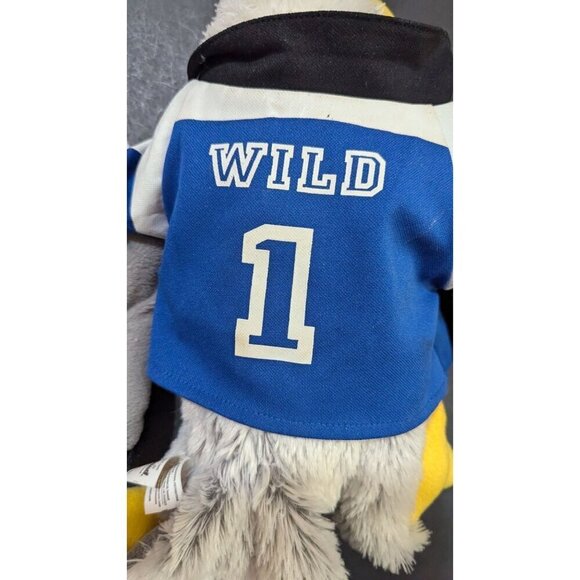 Animaland Soccer Seagull Hawk Plush Toy 12" Wearing Blue Jersey Number 1 - Picture 6 of 7